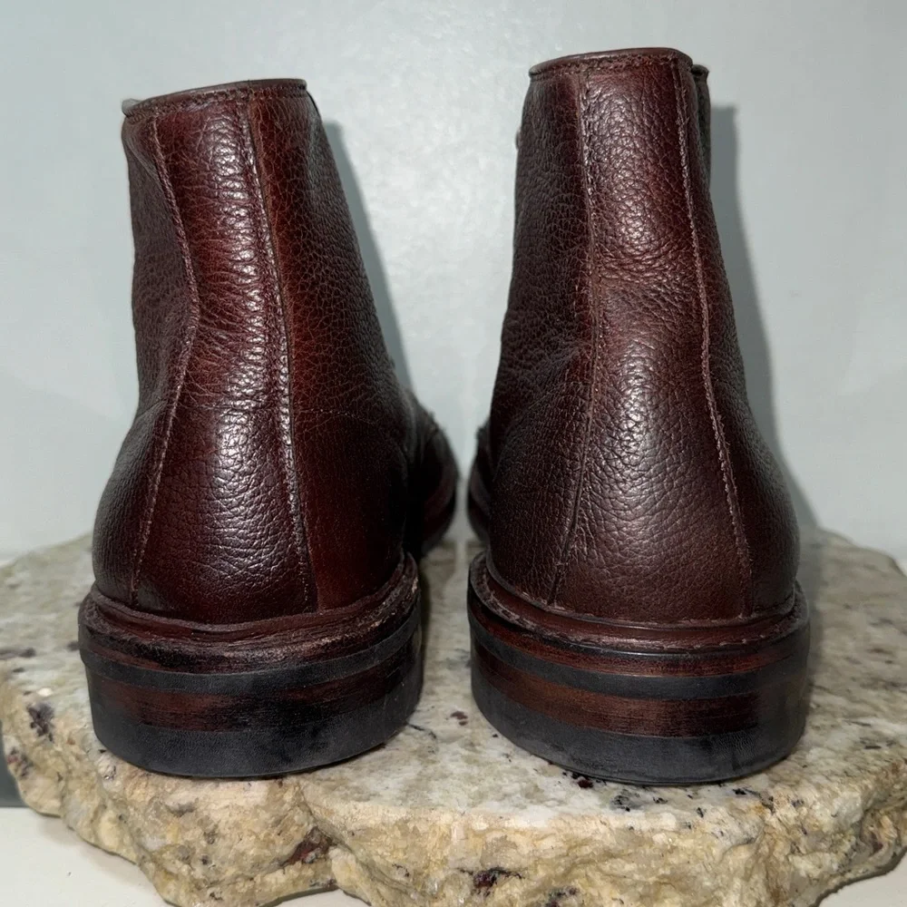 Allen Edmonds Higgins Mill Weatherproof Mens Boot Burgundy Chromexcel Leather 9